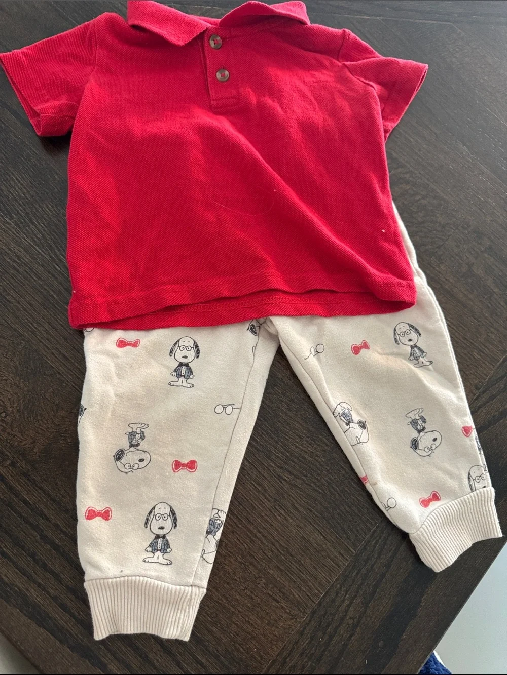 Peanuts Polo Top and pants - Toddler Set